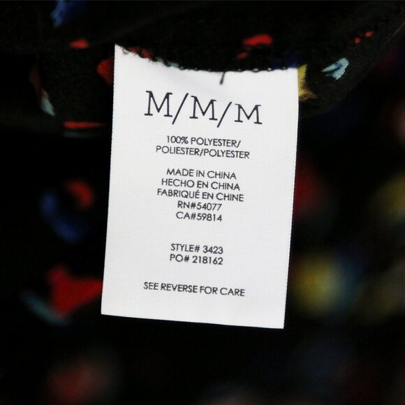 Cabi Ferris Button Front Shirt Blouse Top M #3423 Colorful Feather Confetti Mod - Picture 7 of 14